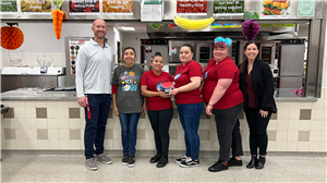 Cafeteria staff at Osborn Middle School